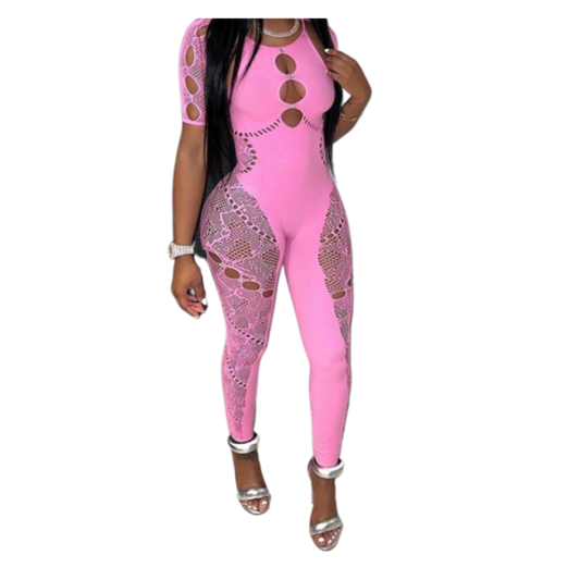 "Pink Doll" Jumpsuit