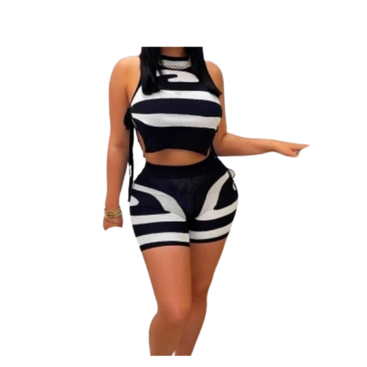 "Zebra" Two Piece Set